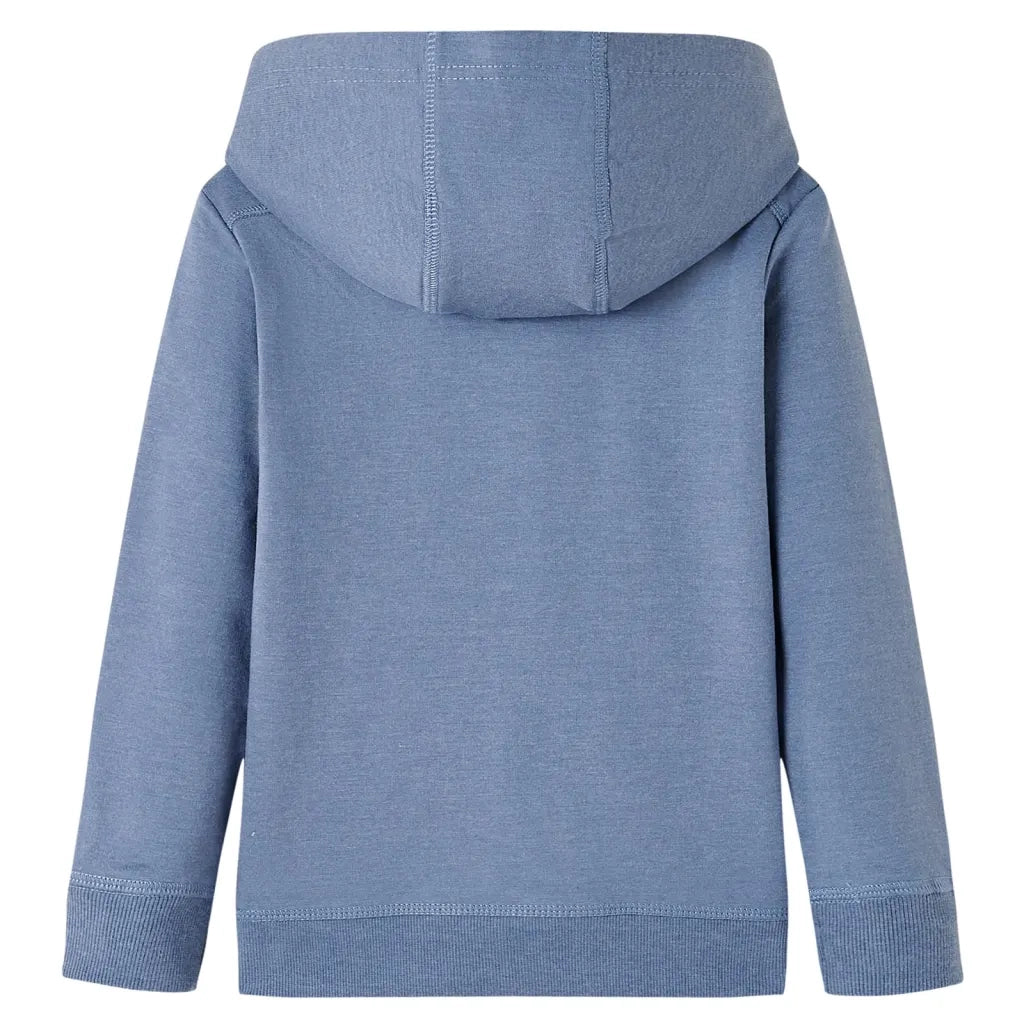 Felpa con Cappuccio per Bambini Blu MÃ©lange 116
