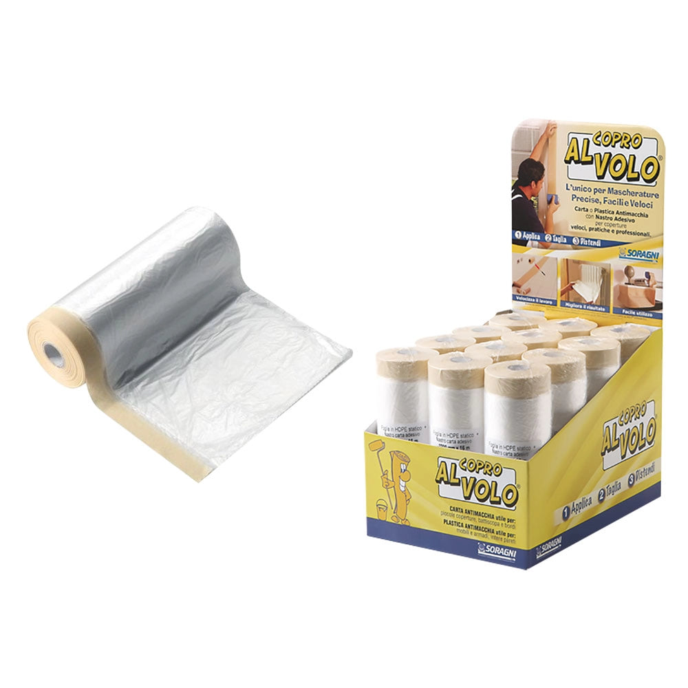 PLASTICA PER MASCHERATURA 'COPRO AL VOLO' cm 210 x 20 mt  - BricoGo