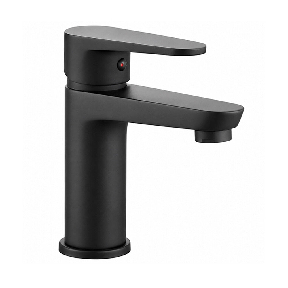 Set miscelatori lavabo bidet e doccia a due vie nero opaco Pink
