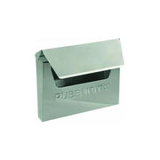 BLINKY 27376-10 City Cestino per Pubblicita' in Acciaio Inox con Apertura a Tetto Bascolante colore Inox