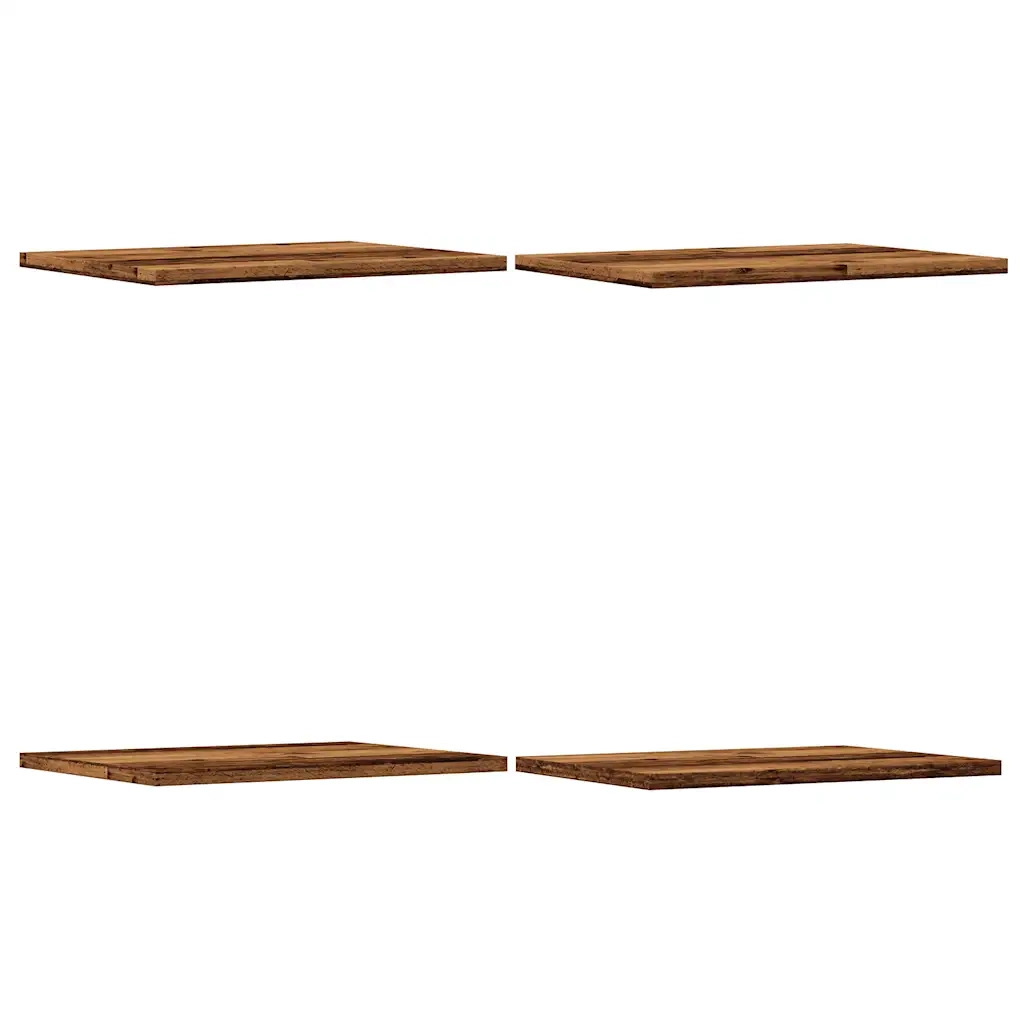 Ripiani per Libreria 4 pz-Scaffale per Libri Legno 40x30x1,5cm in Legno Multistrato