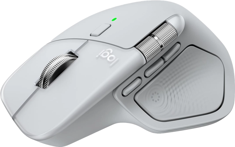 ORIGINAL Logitech Accessori per computer Argento / Bianco 910-007576 Maus MX Master MX Master 4 for Mac, Bianco Argento