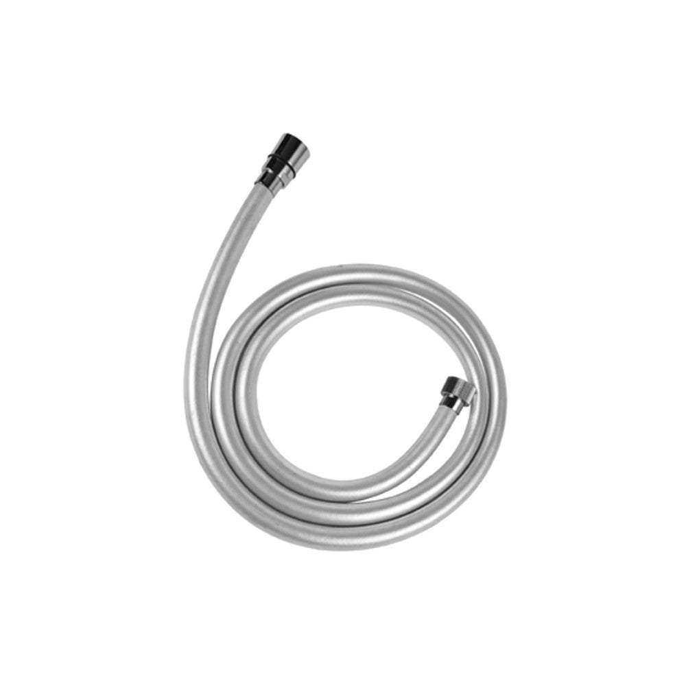 Flessibile doccia in pvc rinforzato argentato da 150 cm