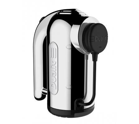 Dualit 89320 Sbattitore Manuale 400 W 4 Velocita' con Fruste Ganci e Punte Acciaio Inox Lucido colore Argento