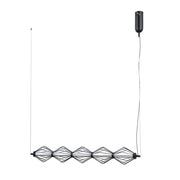 Lampada a sospensione Sevil in metallo nero LED 25W Italux