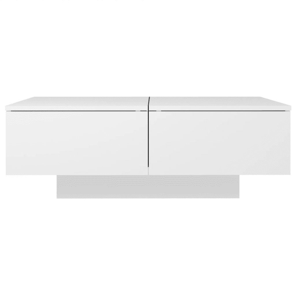 Tavolino da salotto | Tavolino da caff¨¨ | Tavolino da Soggiorno Bianco 90x60x31 cm in Legno Multistrato
