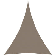 Vela ombreggiante triangolare in tessuto Oxford 5 x 6 x 6 m tortora 02_0009931