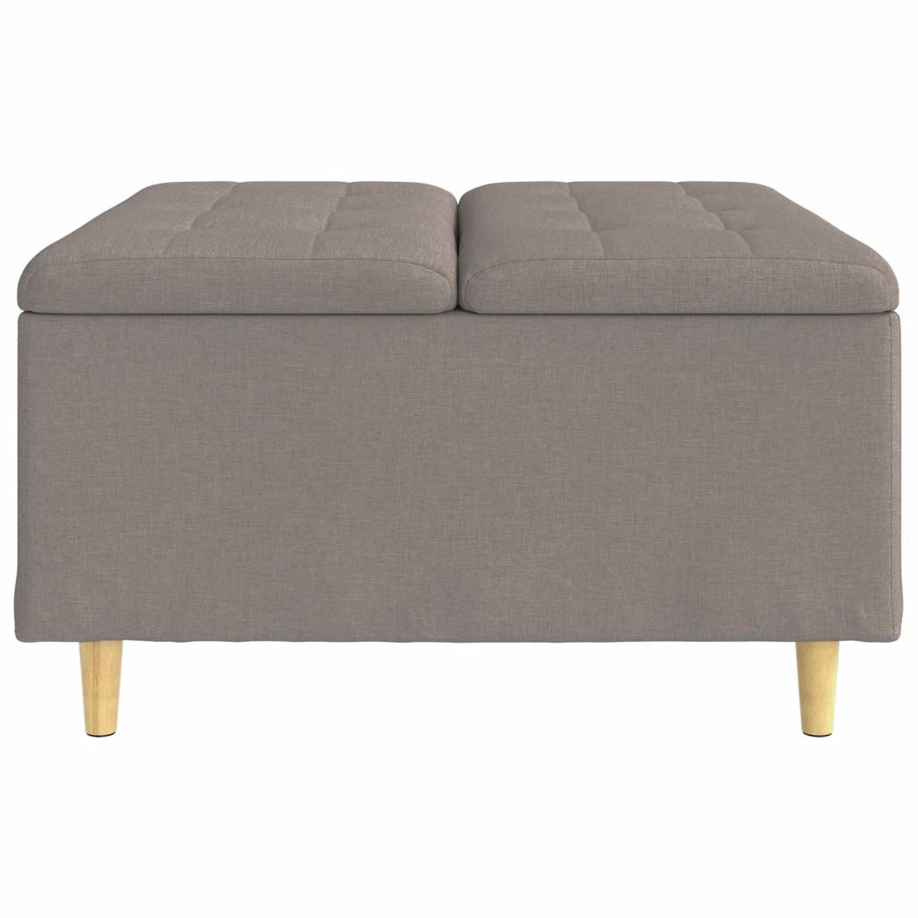 Pouf contenitore con cuscino Talpa 80 x 80 x 45 cm Tessuto
