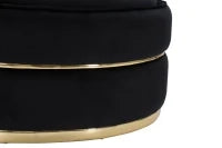 Poltrona Paris Space Nero/Gold cm Ø 84X72