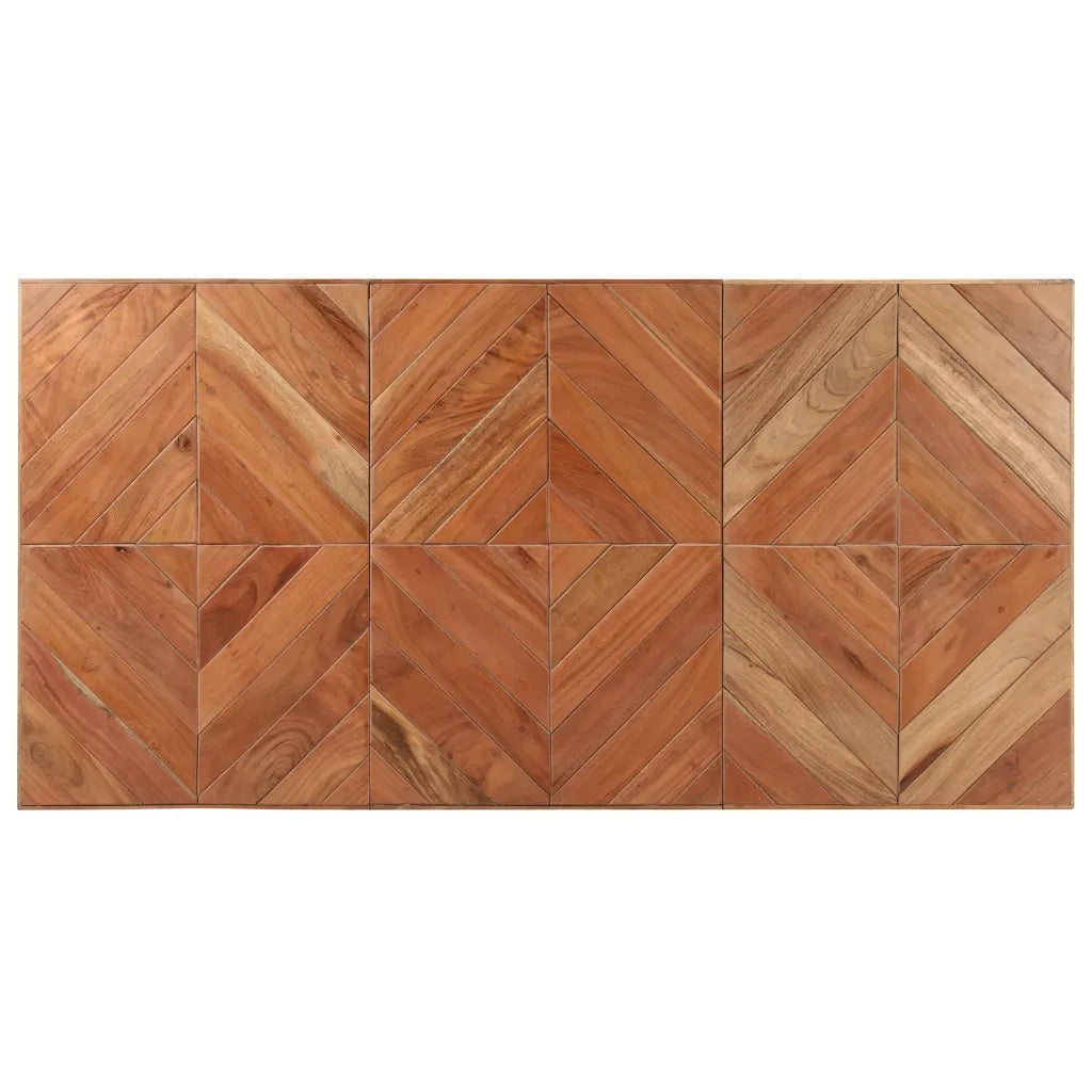 Tavolo da Pranzo 140x70x76 cm in Legno Massello Acacia e Mango cod mxl 24668