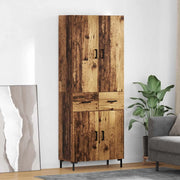 Credenza-Buffet-Armadio da cucina Legno vecchio 69,5 x 34 x 180 cm Legno multistrato 588628