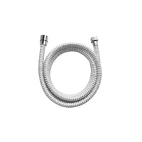 Flessibile doccia in plastica rinforzata, bianco-cromo cm 200