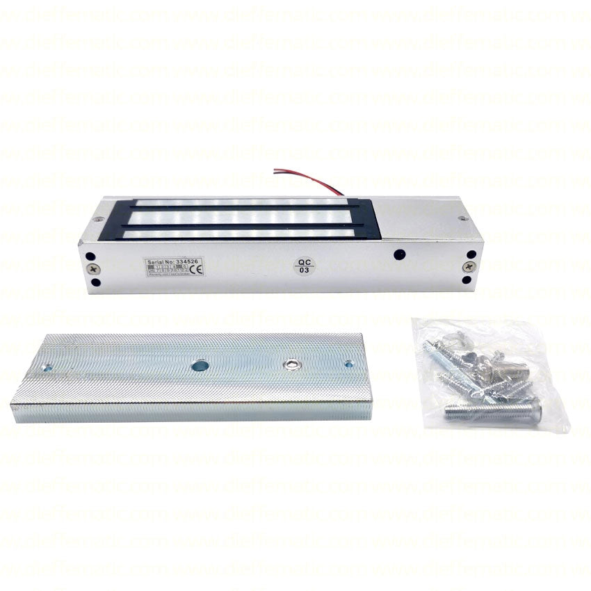 Serratura elettromagnetica L500B Forza 500KG per porta singola