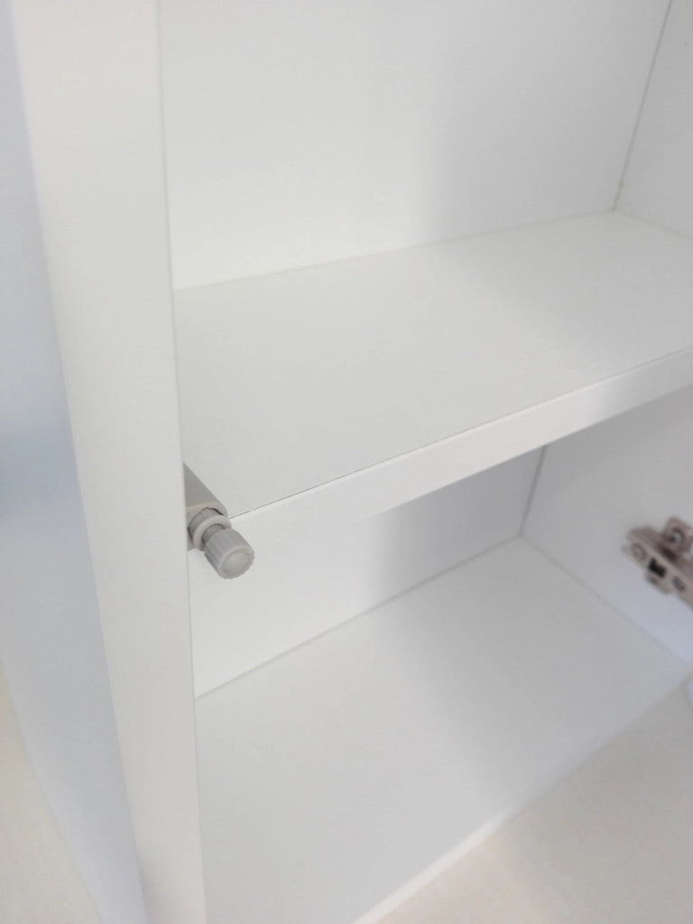 Pensile da Bagno 1 Anta Push 35x18x47,5 cm in Legno TFT Ibiza Bianco Opaco