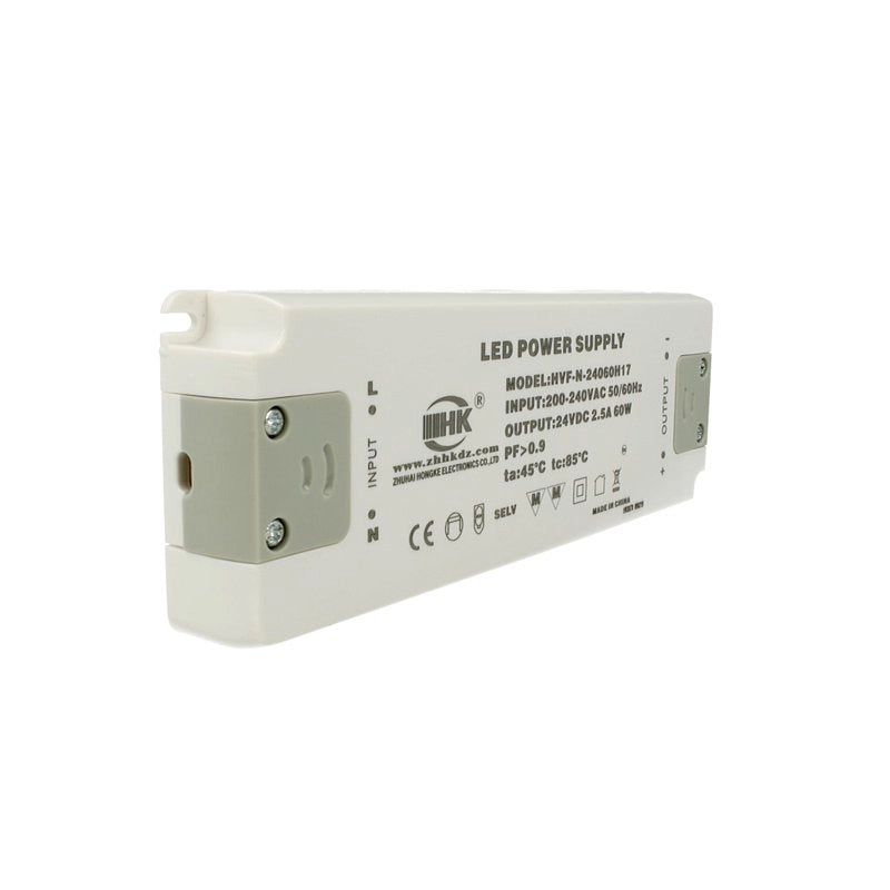 Alimentatore Trasformatore CV 60W 24V 2,5A Super Slim Solo 22mm Spessore