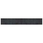 Tappeto del soggiorno | Tappeto Rettangolare Grigio 60x400 cm in Bamb¨´