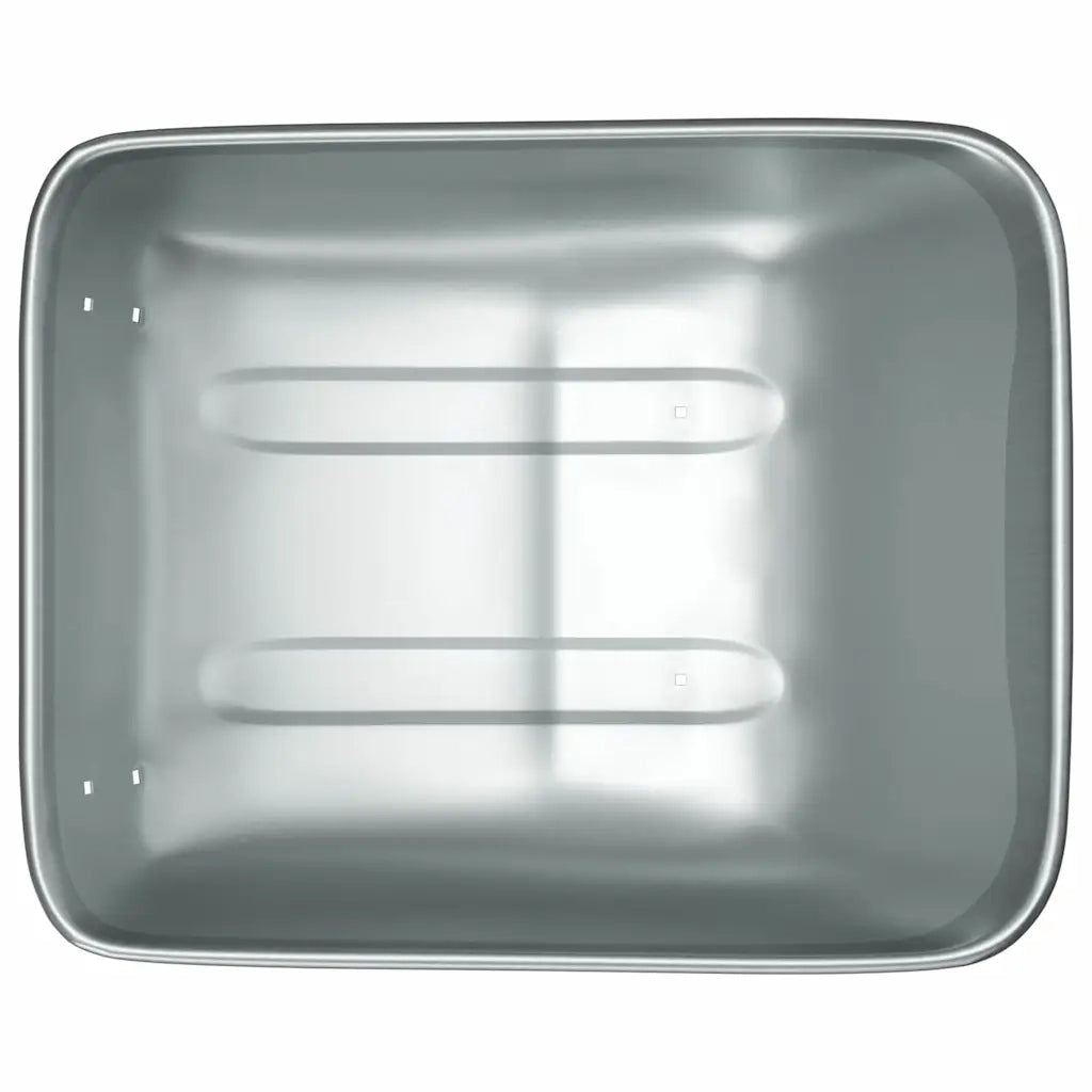 Sostituzione Vassoio Carriola Argento 80 x 60 x 25 cm Acciaio