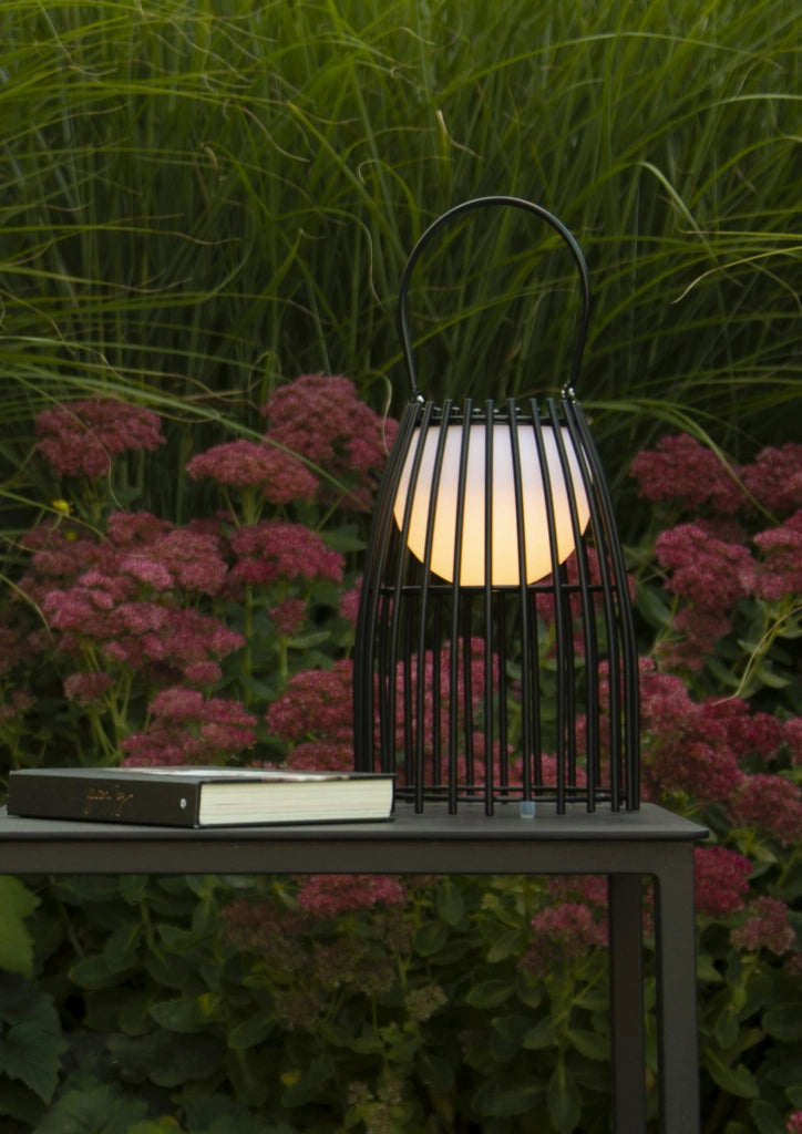 Lucide Fjara lampada da tavolo LED ricaricabile nera