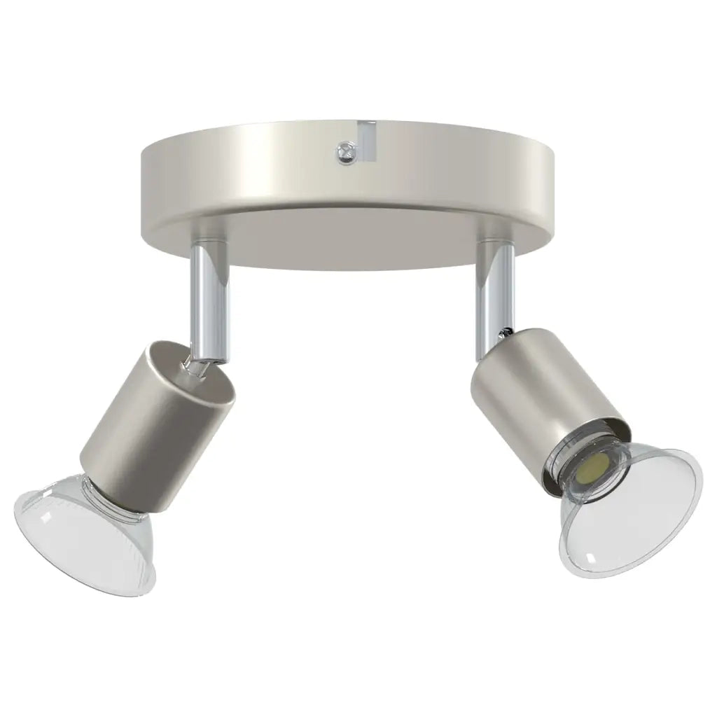 Faretto da soffitto con i riflettori Nichel 12 x 8 cm Acciaio 4108208