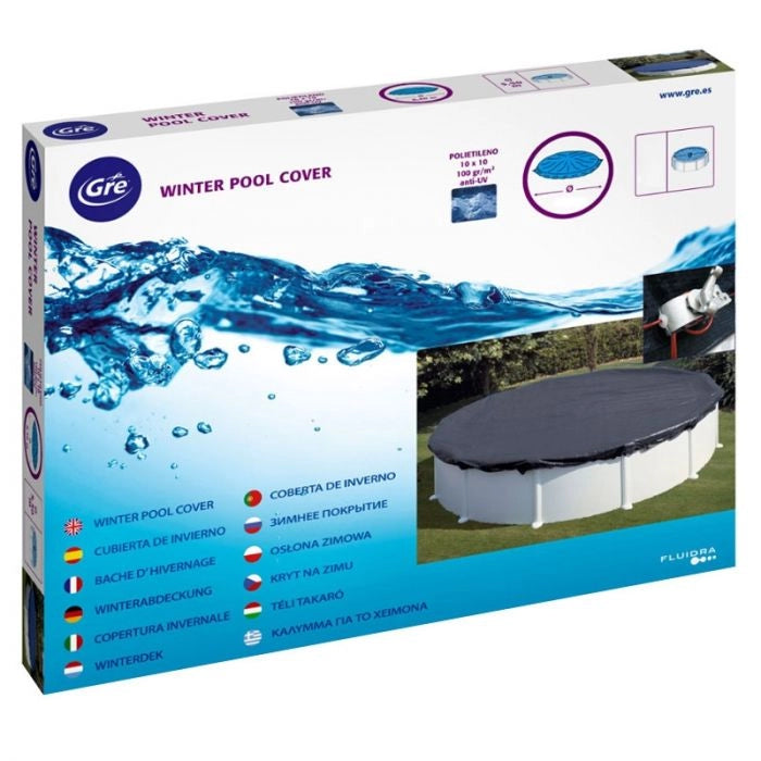 Copertura Invernale In Polietilene 120 Gr/m² Gre  7,30 M Per Piscine Circolari Di  6,40 M Dimensione piscina: 6.40 m
