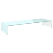 Supporto TV | Armadietto TV | Mobile Porta TV / Rialzo Monitor in Vetro Verde 90x30x13 cm