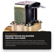 Vitello solenoide 24V DC - Valvola magnetica - Controllo acqua - Regolatore di pressione - Alta affidabilità - Prevenzione del vuoto - Valvola d'acqua