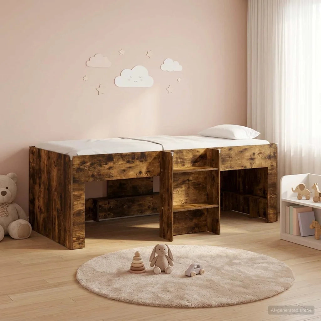 Letto Alto per Bambini Rovere Fumo 193 x 96,1 x 68,5 cm 3422591