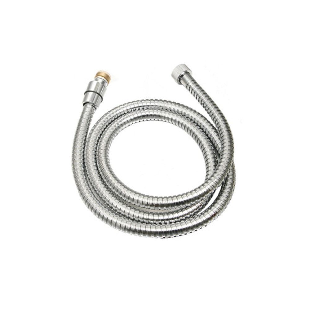 Flessibile da 150 cm in acciaio cromato, doppia aggraffatura