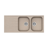 Lavello avena 2 vasche 1 piano e sgocciolatoio