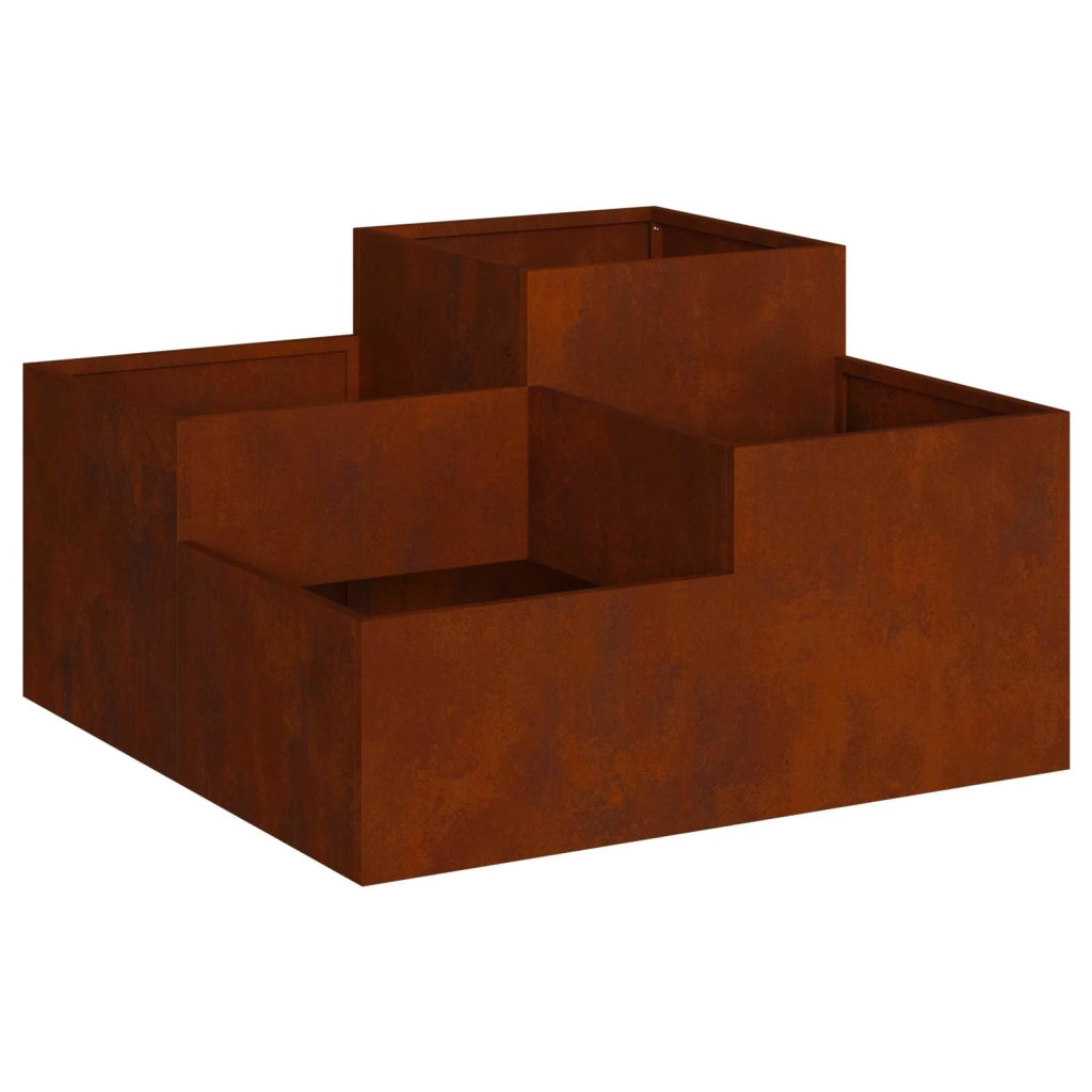 Vaso da giardino Ruggine 100 x 100 x 48 cm 865854