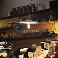 Lampada A Sospensione 1 Luce Brooklyn Diam 25 In Cemento E Bronzo