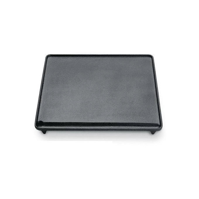 Ompagrill 8006339404405 Piastra di cottura in ghisa smaltata per barbecue a gas 40x43 cm colore Nero