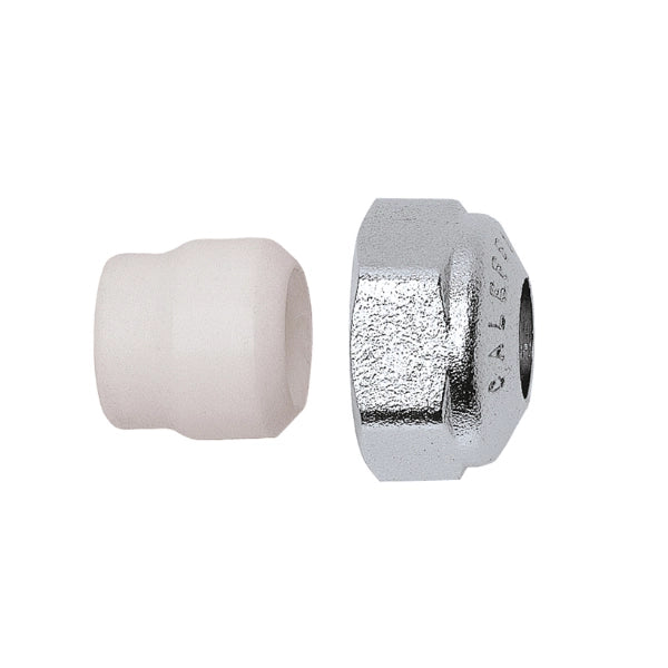 RACCORDO MECCANICO PER TUBO RAME A TENUTA PTFE- D.14 - 23 p. 1,5- CALEF- pezzi 2