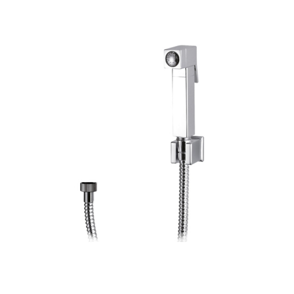 Set doccetta bidet relax sq con doccia quadrata, flessibile e supporto lux