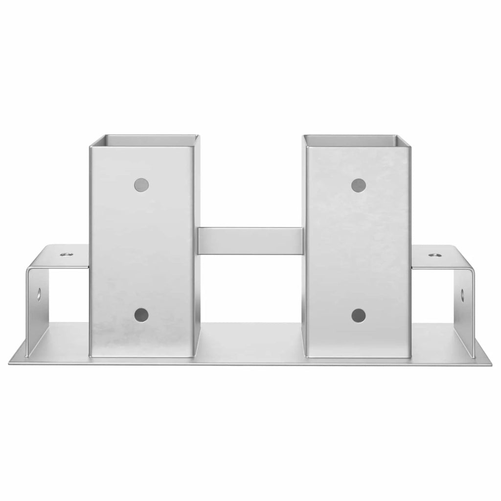 Aiuto per Impilare Legna 12 pcs Argento 34 x 10 x 15 cm Acciaio 42030116