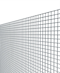 rete per recinzione elettrosaldata zincata maglia mm 12x12 altezza 80 cm 25 cod:ferx.15351