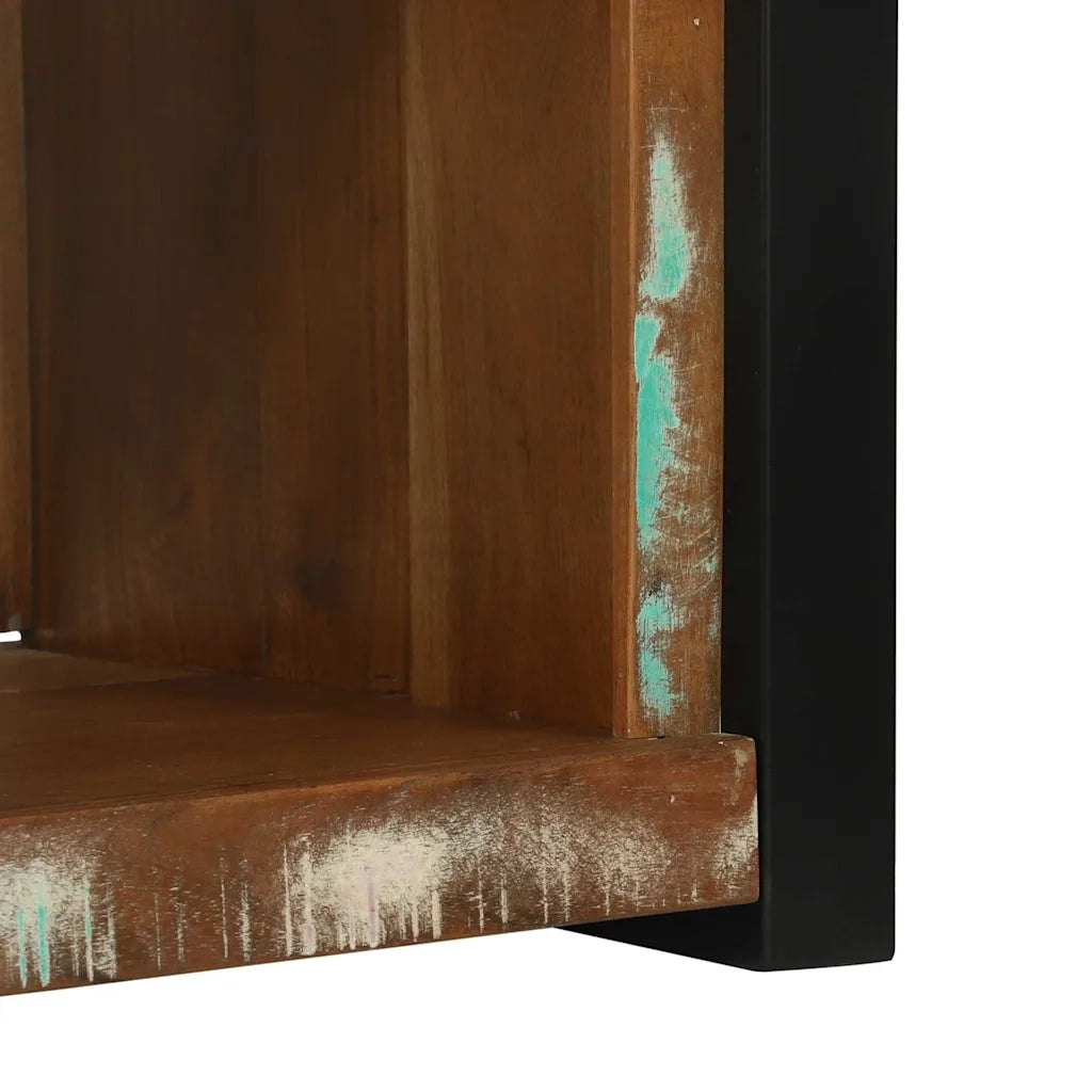Cubetto da Parete Marrone Legno Recuperato Massello CFW7574386