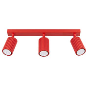 Plafoniera KARBON 3L rosso