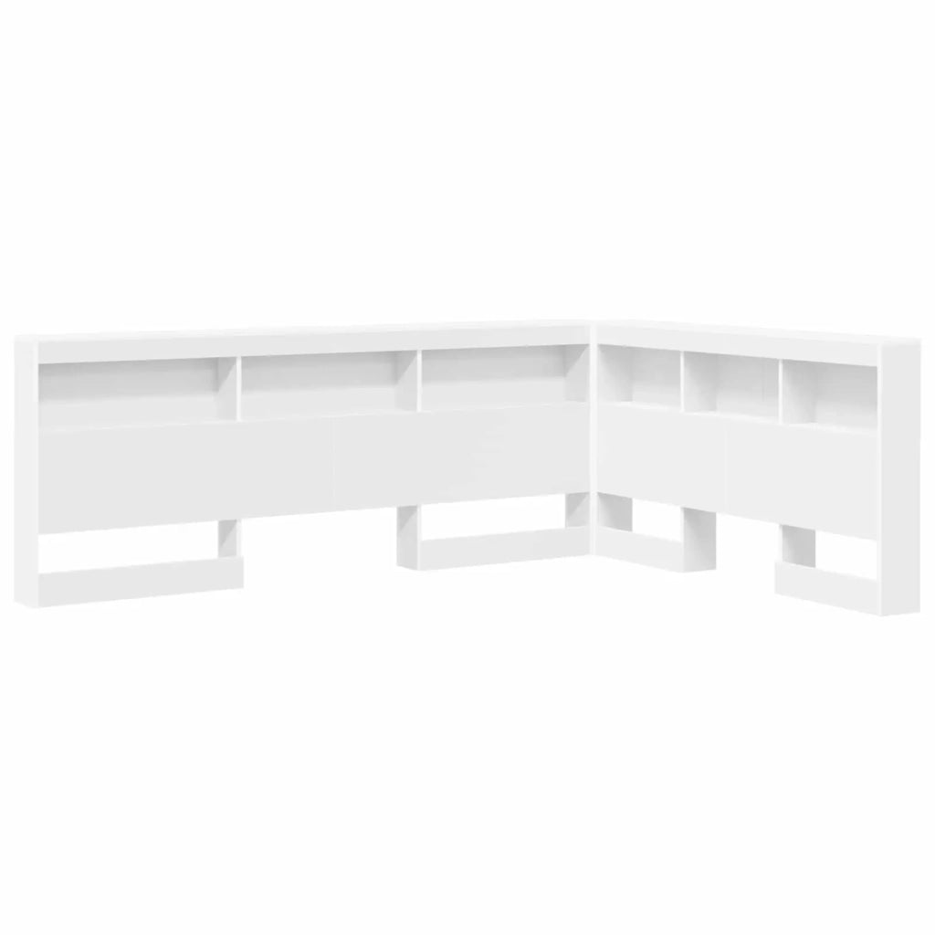 Testiera | Testata contenitore Bianco 160 cm Legno multistrato