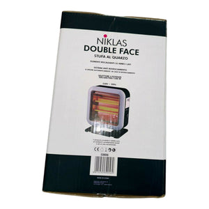 STUFA NIKLAS AL QUARZO DOUBLE FACE 1600W