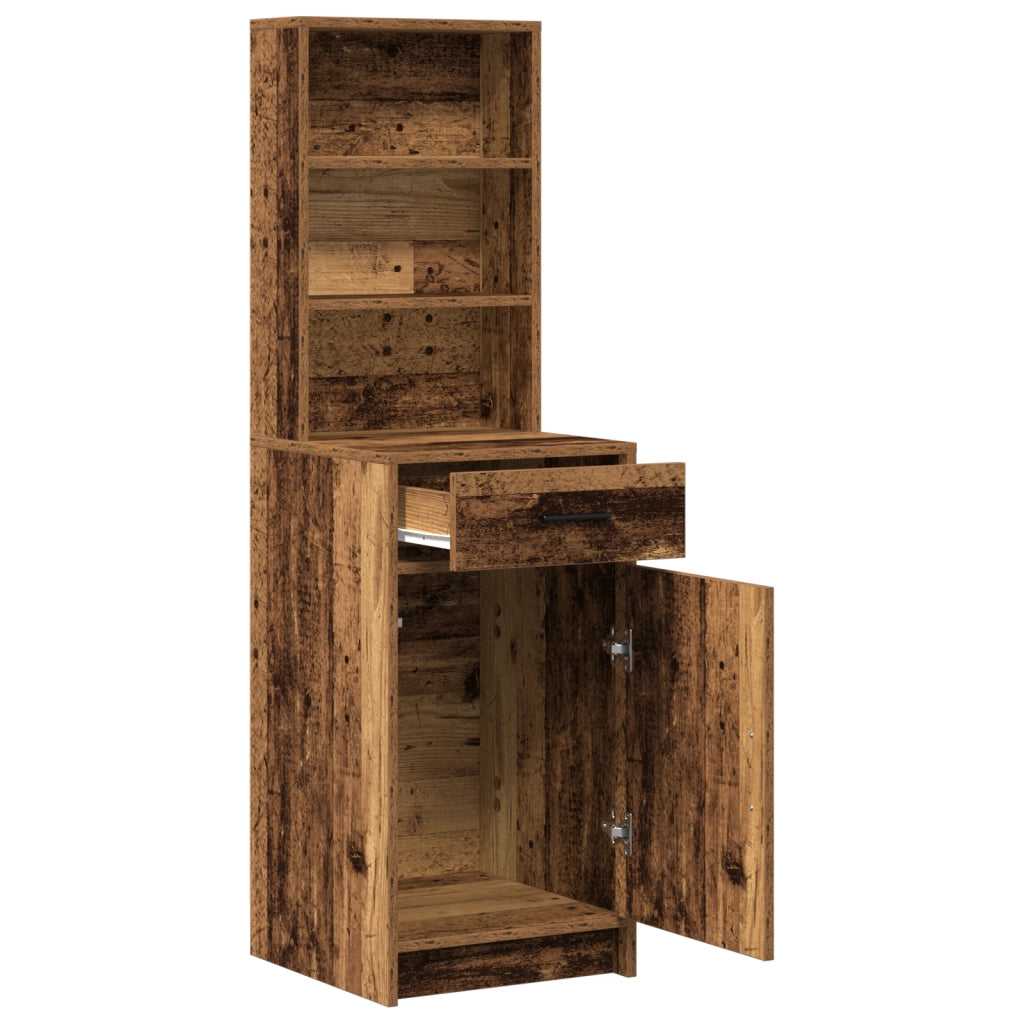 Armadio Alto Legno Vecchio 40x41x135 cm