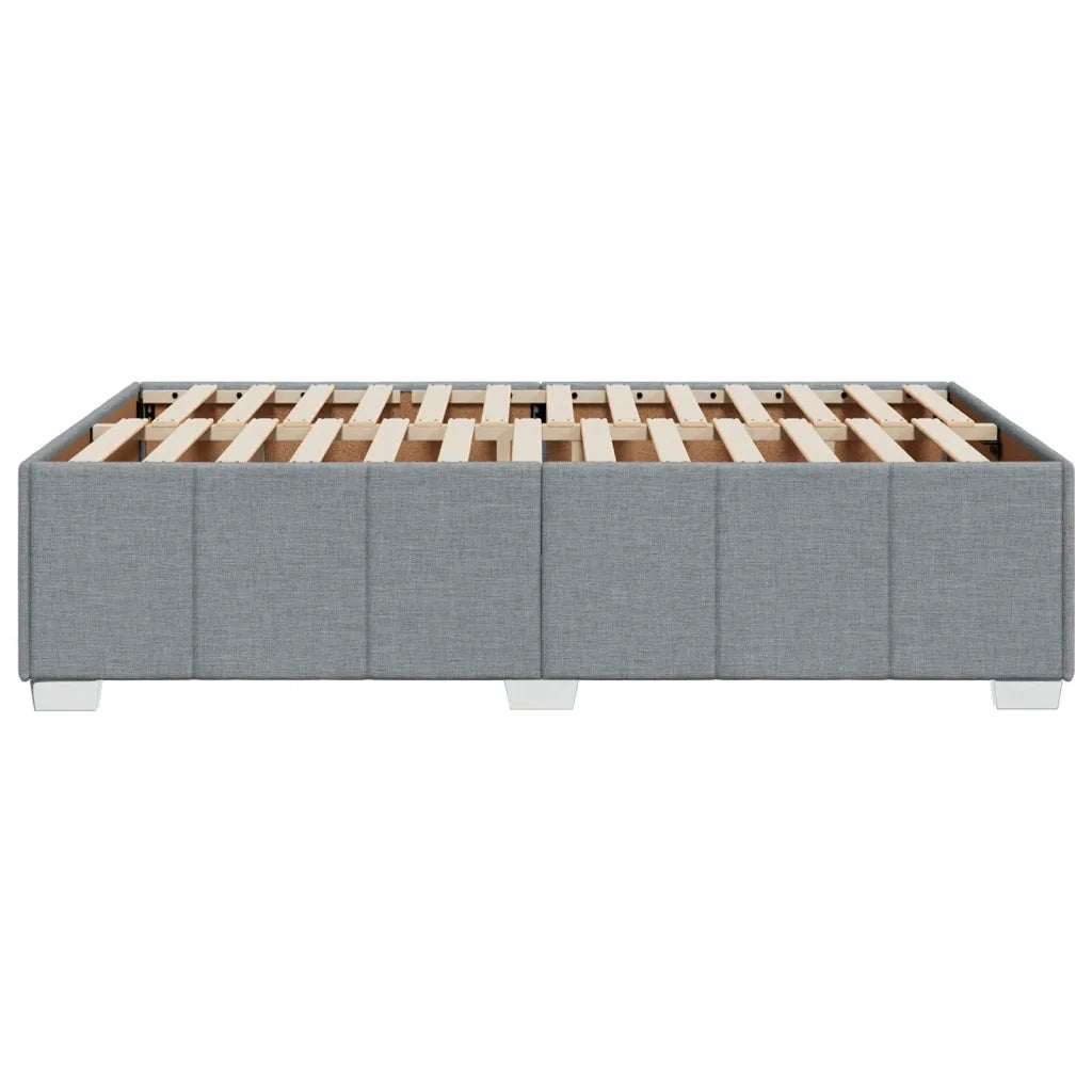 Giroletto senza Materasso Grigio Chiaro 120x190 cm in Tessuto 3284818