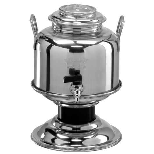 Jolly - contenitore per olio da 5 lt in acciaio inox con rubinetto