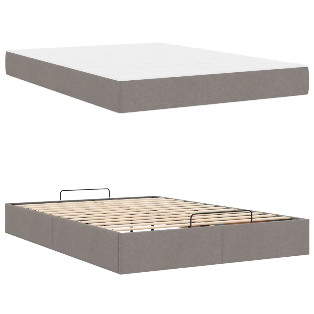 Struttura letto con materasso 2 pcs Talpa Tessuto 3399491
