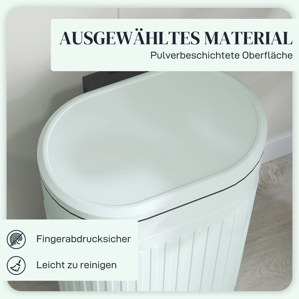 Cestino 30L con Coperchio a Pedale e Inseritore Estraibile ¨C Zephmum ¨C Verde 36.5x31.2x60.8 cm