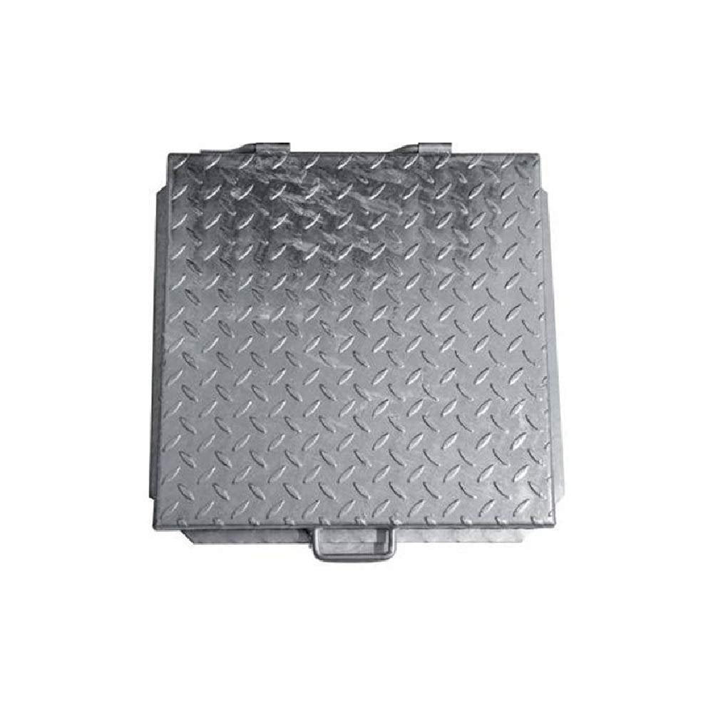 Copricisterna in acciaio zincato 70x70 cm coperchio cisterna vas