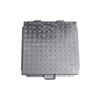 Copricisterna in acciaio zincato 70x70 cm coperchio cisterna vas