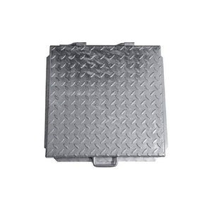 Copricisterna in acciaio zincato 70x70 cm coperchio cisterna vas