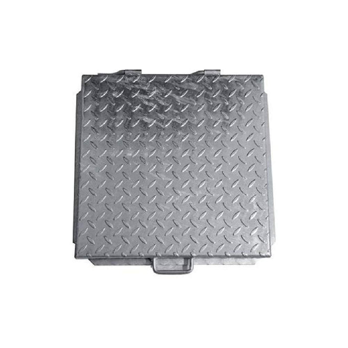 Copricisterna in acciaio zincato 70x70 cm coperchio cisterna vas