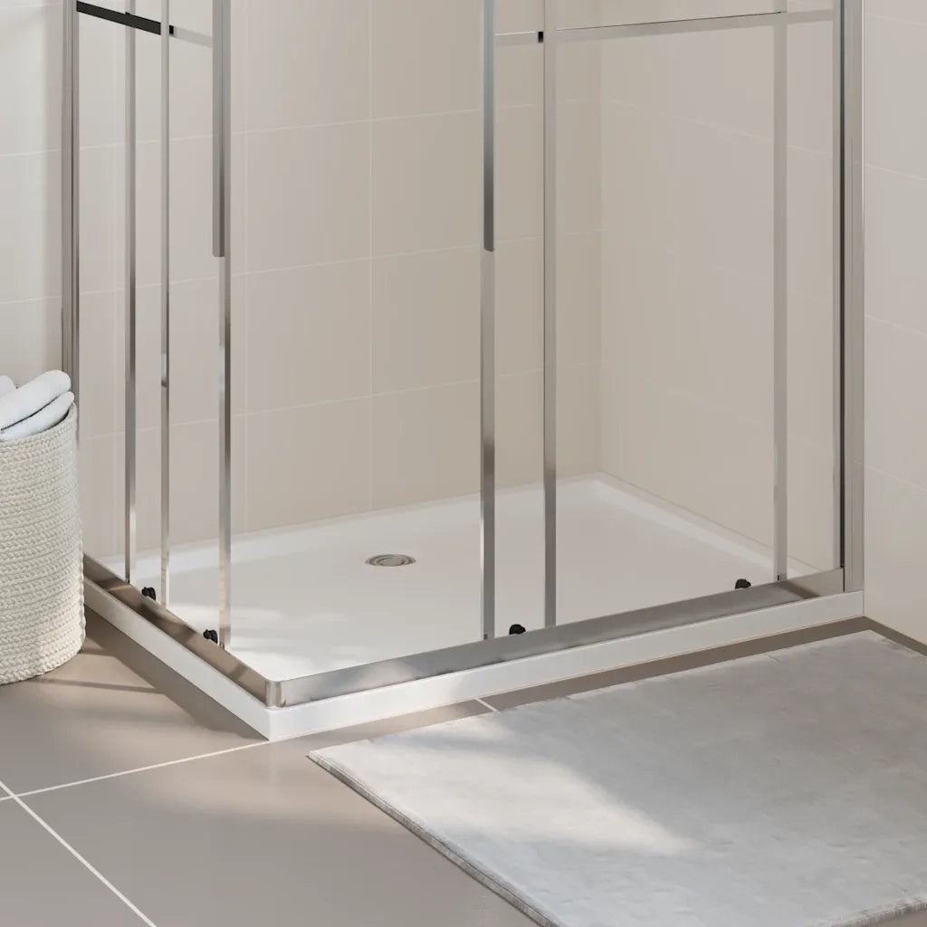 Piatto Doccia in ABS Rettangolare Bianco 80x110 cm CFW5305966